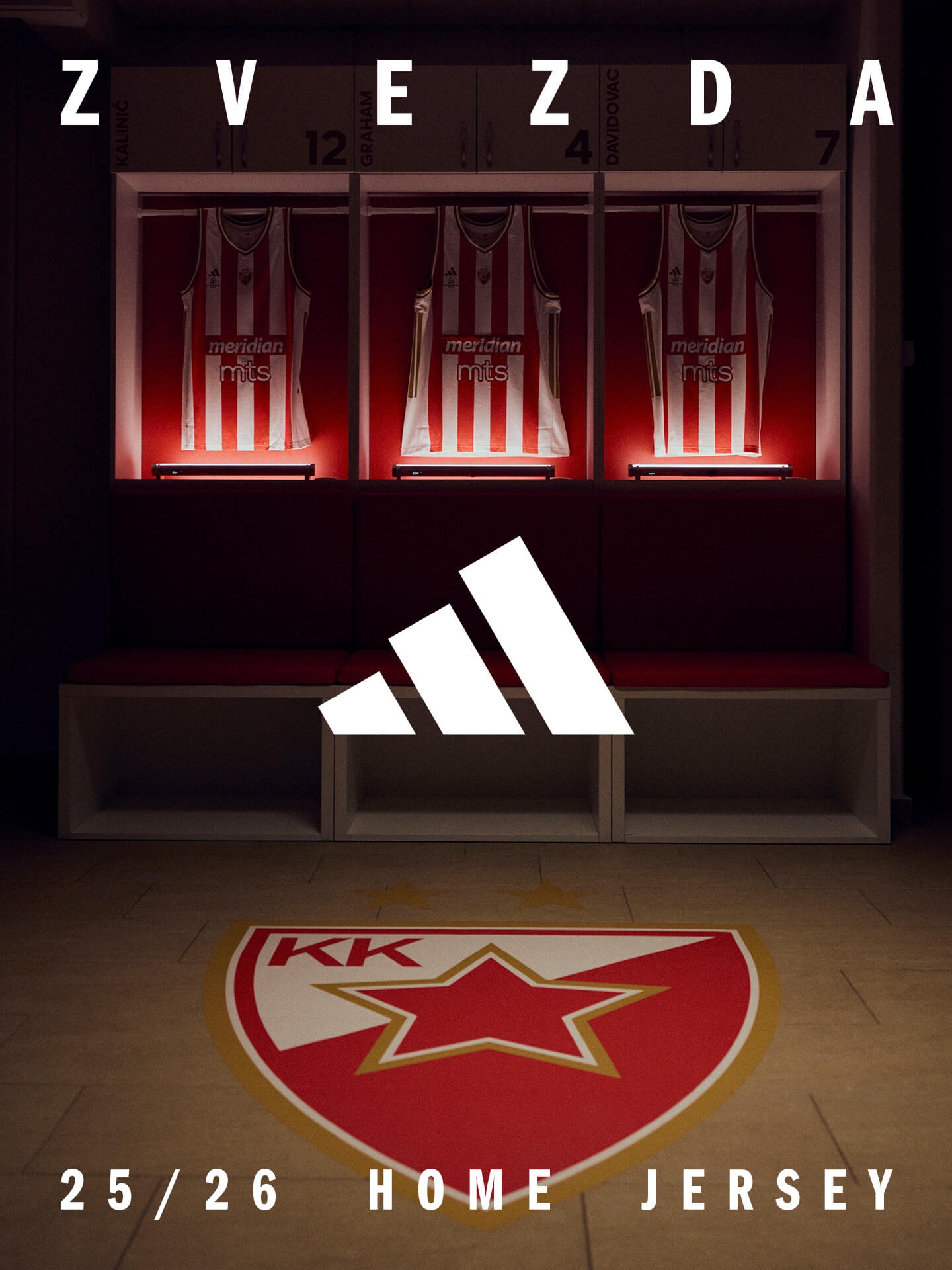 TRADICIJA, ISTORIJA, TIM - BEZ KOMPROMISA! PRVI DRES KK CRVENA ZVEZDA 2025-2026 (VIDEO - FOTO)