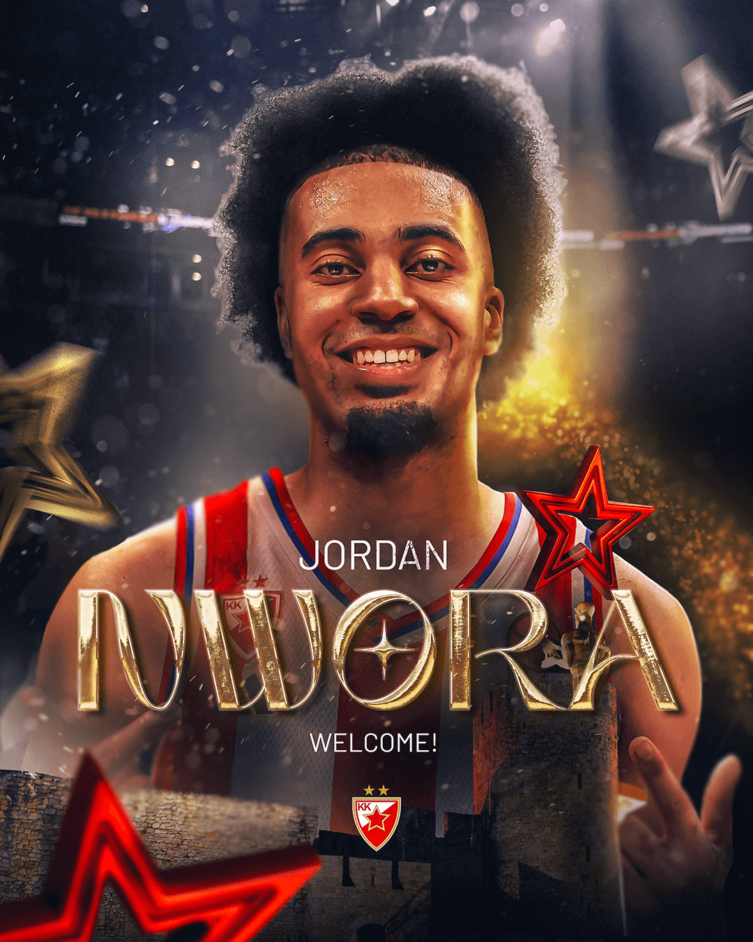 Džordan Nvora je novi košarkaš Crvene zvezde Meridianbet!