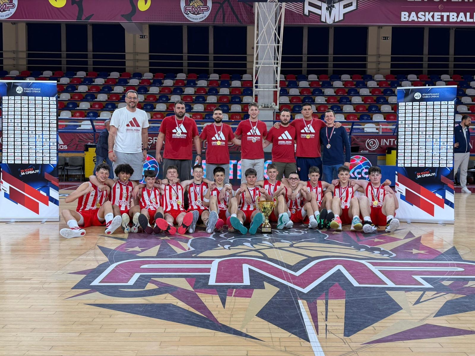 Pioniri Crvene zvezde šampioni Srbije (2026)!