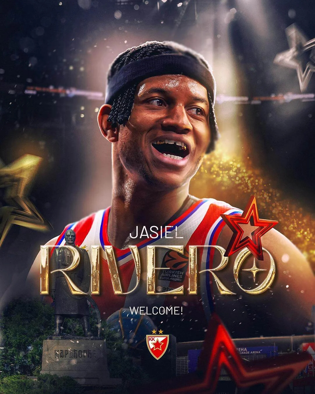 Hasiel Rivero je novi centar Crvene zvezde Merdianbet!