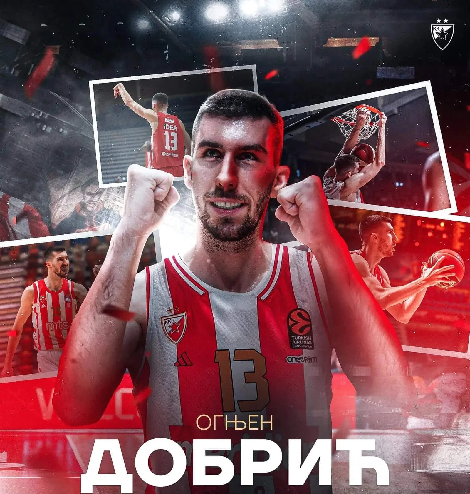 Ognjen Dobrić u TOP 10 najboljih strelaca Crvene zvezde svih vremena!