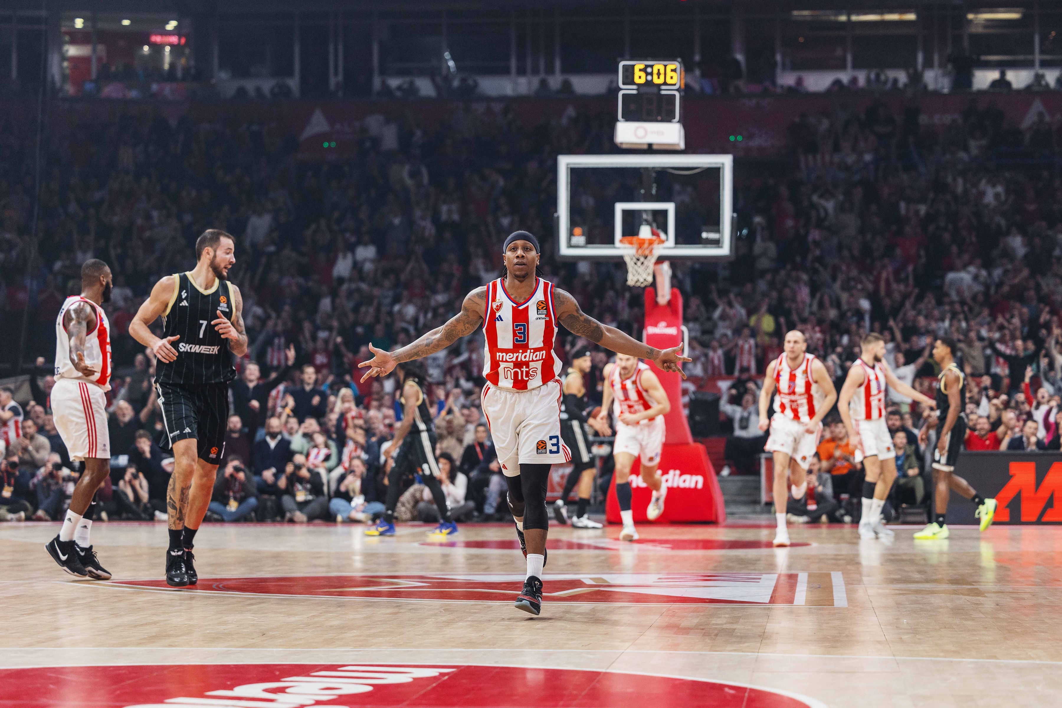 Crvena zvezda Meridianbet odbranom stigla do velike pobede nad Asvelom!