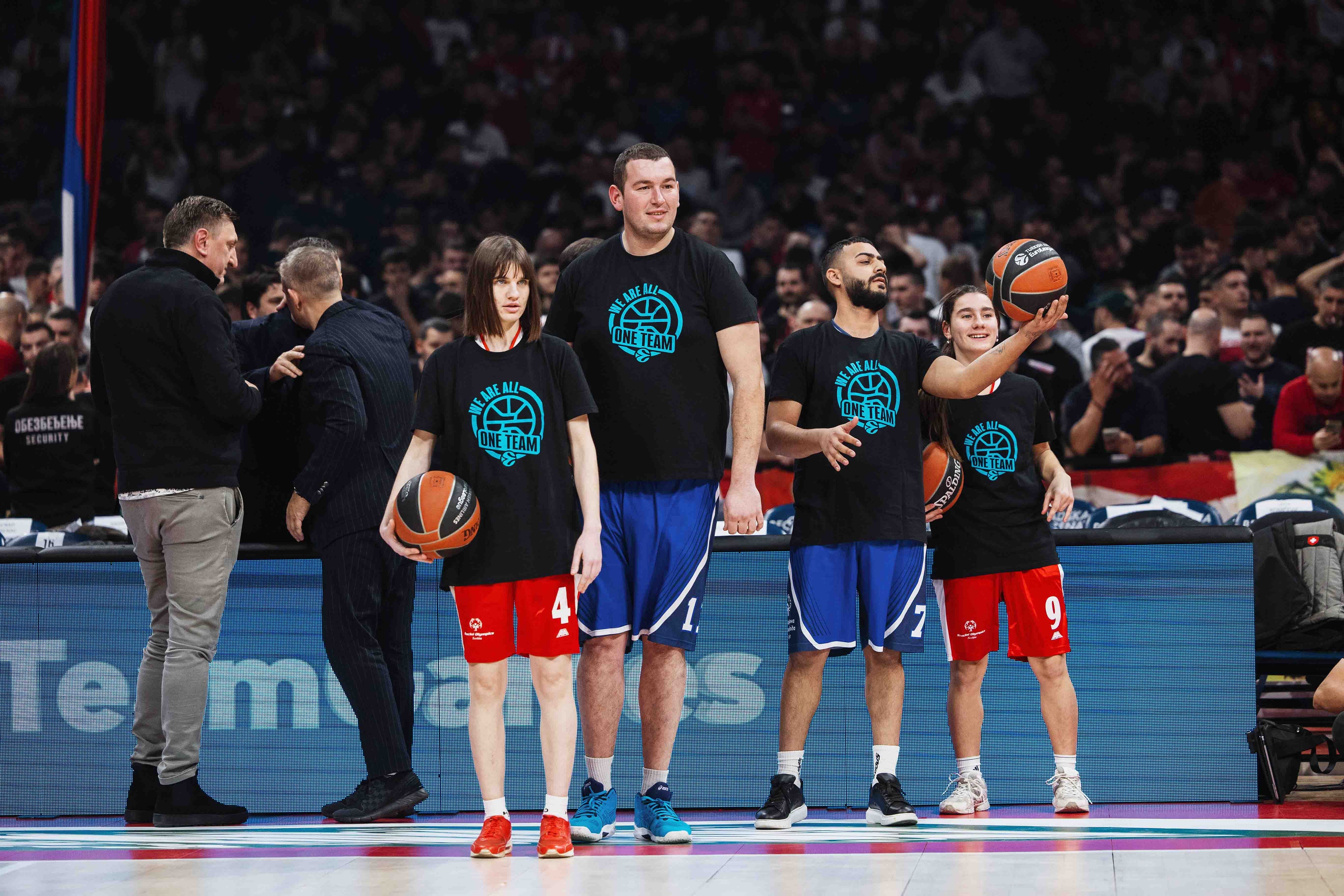 ONE TEAM aktivnosti na utakmici Crvena zvezda Meridianbet - AS Monaco
