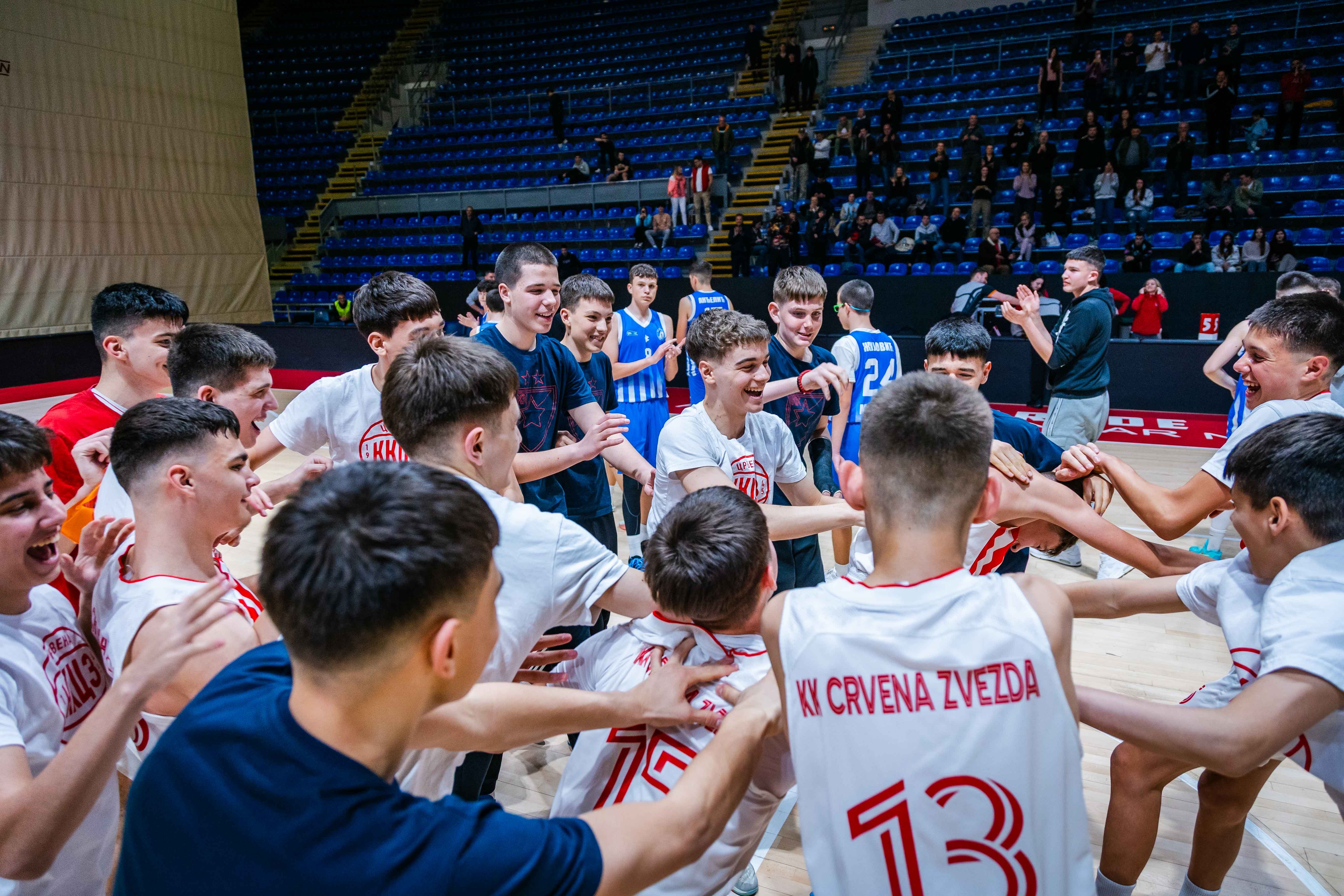 Pioniri Crvene zvezde pobedom potvrdili prvo mesto pred plej of