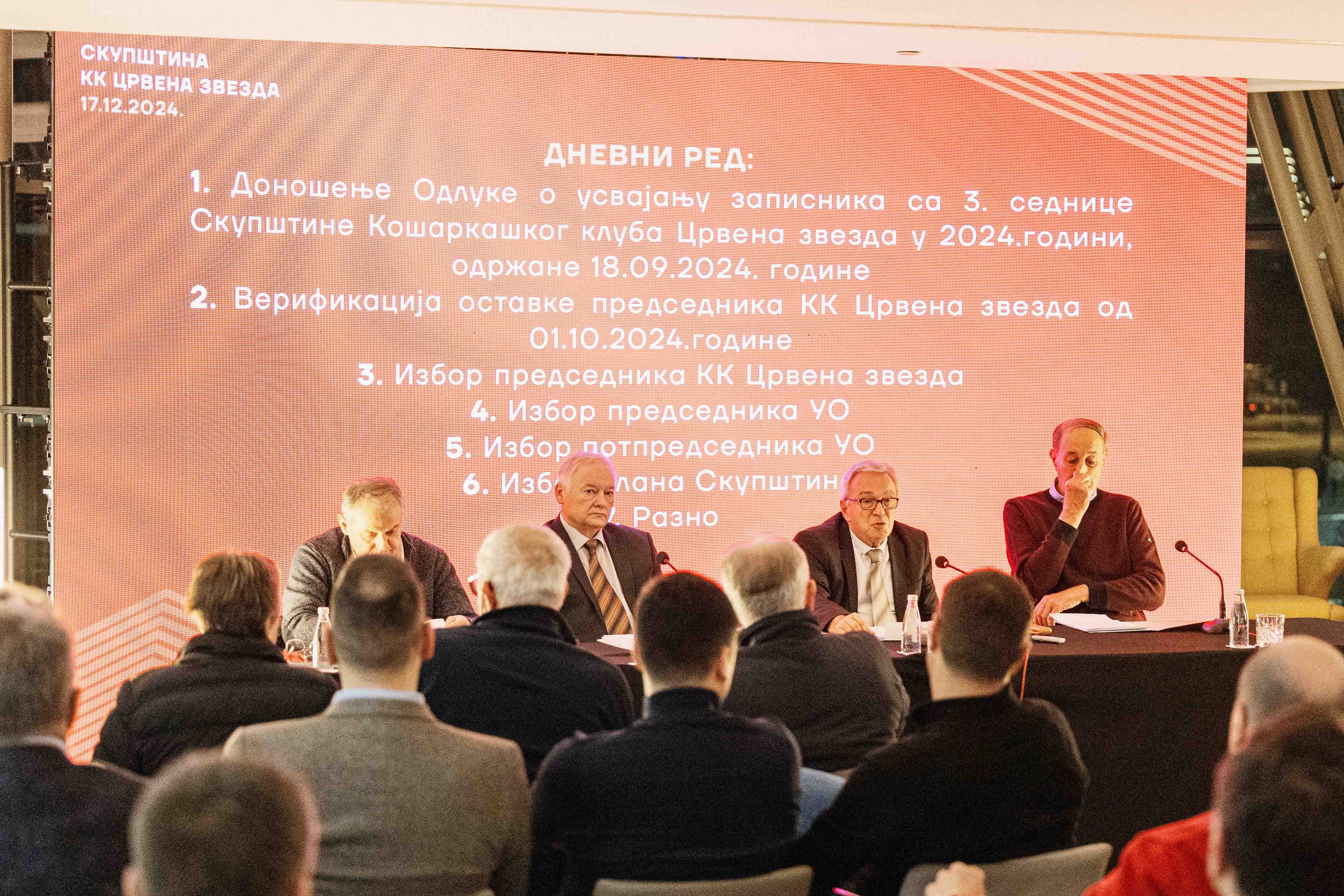 Održana 4. Skupština KK Crvena zvezda Meridianbet, Željko Drčelić novi predsednik kluba, neizmerno hvala Nebojši Čoviću