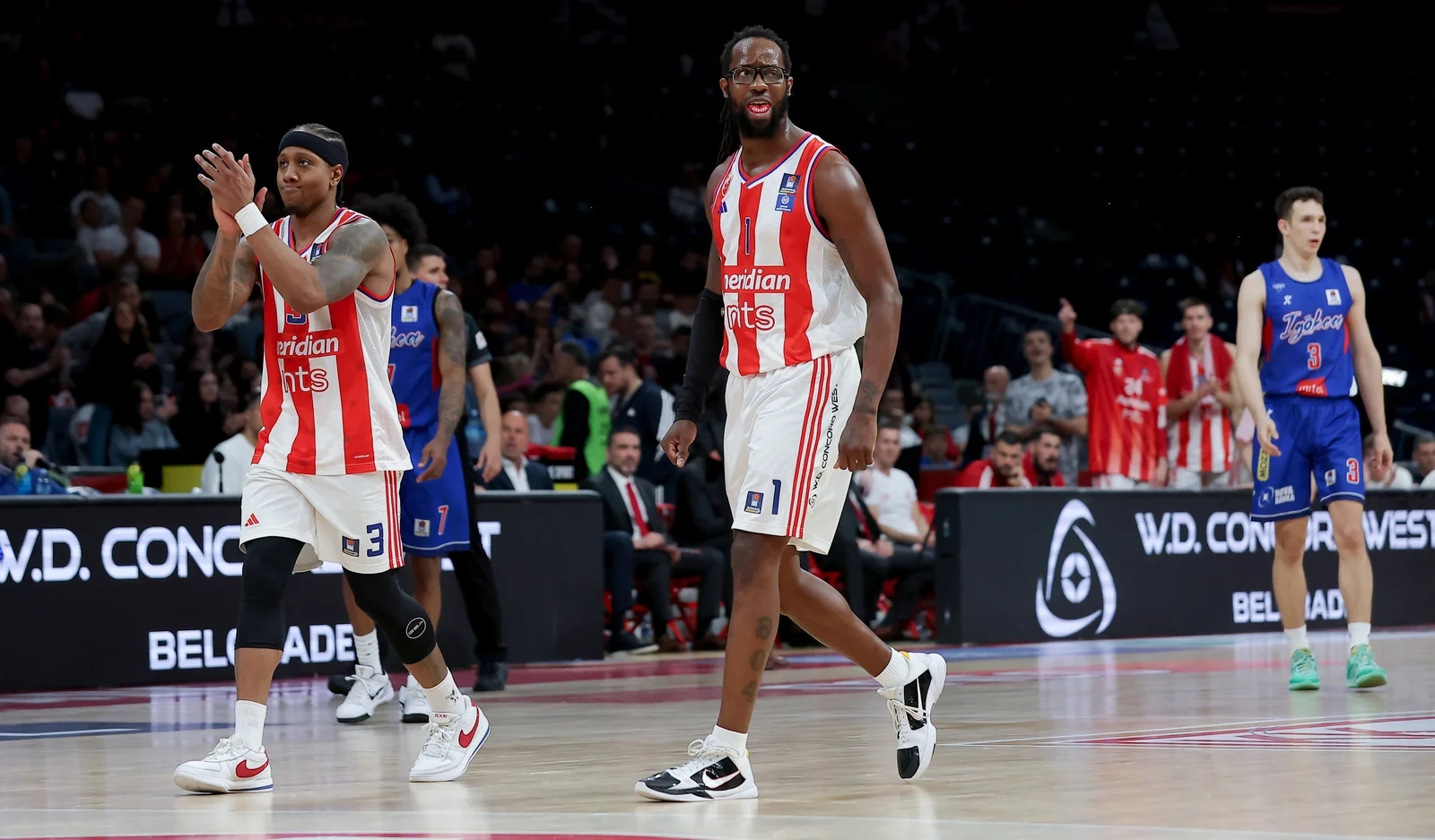 ABA: Crvena zvezda Meridianbet povela u četvrtfinalu (video)