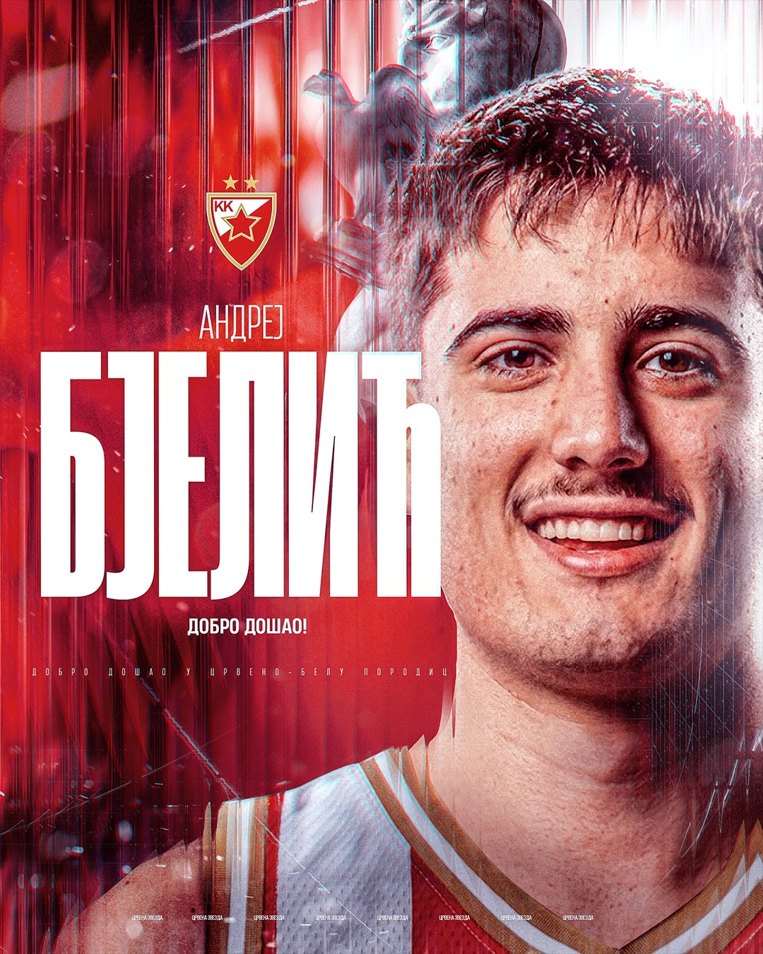 Bjelić novo pojačanje Crvene zvezde Meridianbet!