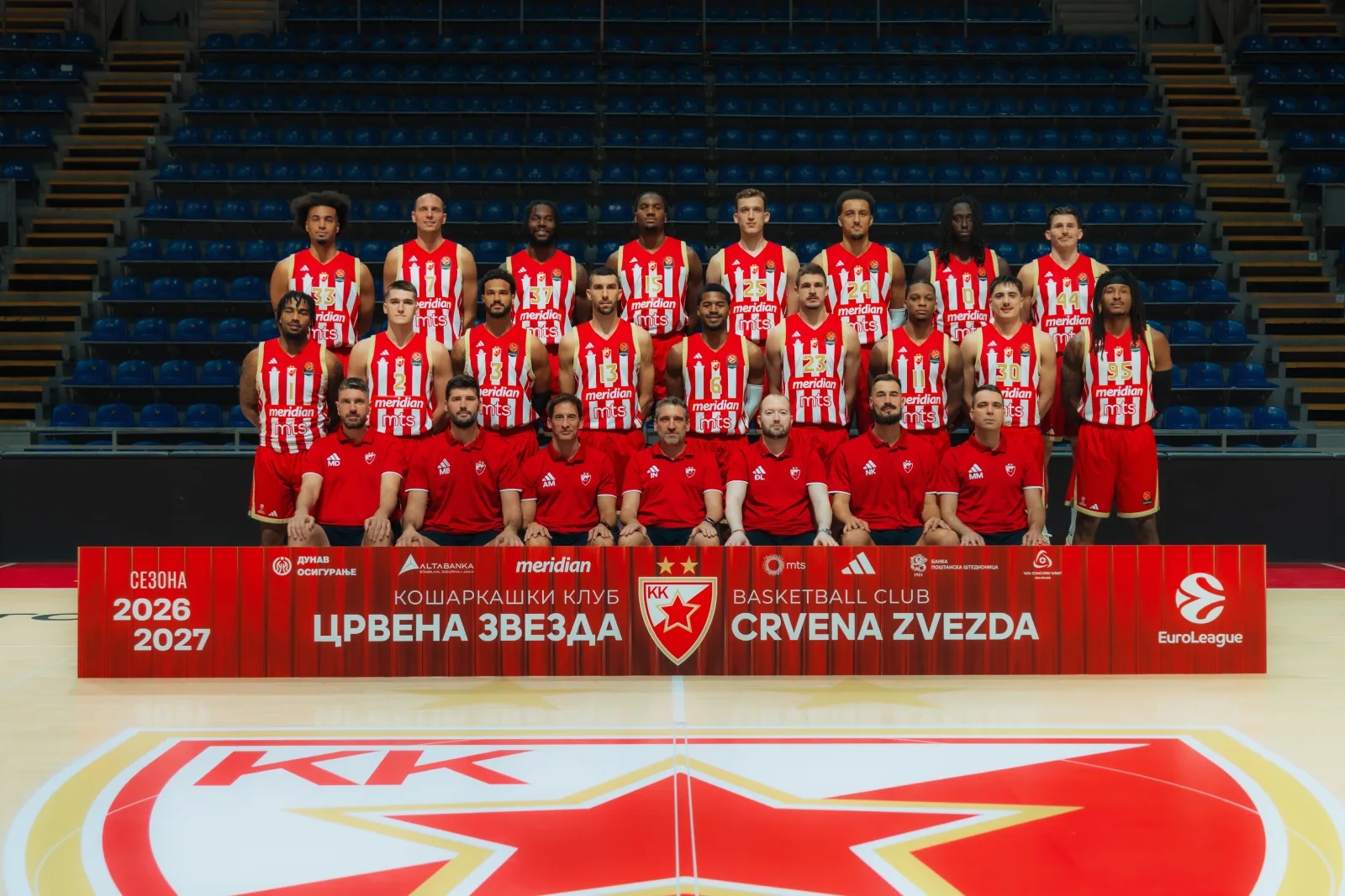 KK Crvena Zvezda team