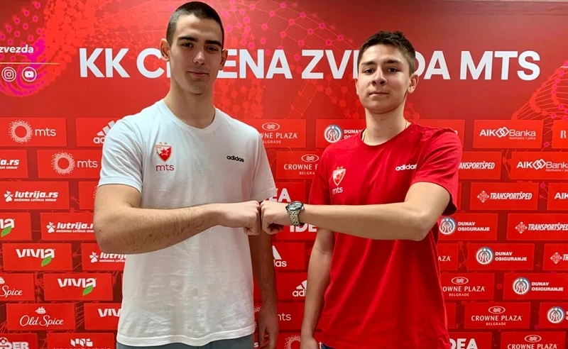 Branković i Mihailović novi seniori KK Crvena zvezda