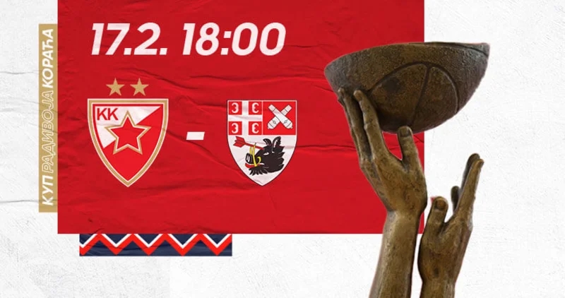Crvena zvezda putuje u Niš na završnicu KRK