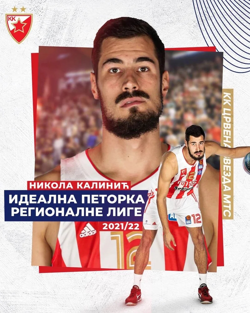 Kalinić predvodi petorku lige, Lazić ponovo najbolji defanzivac!