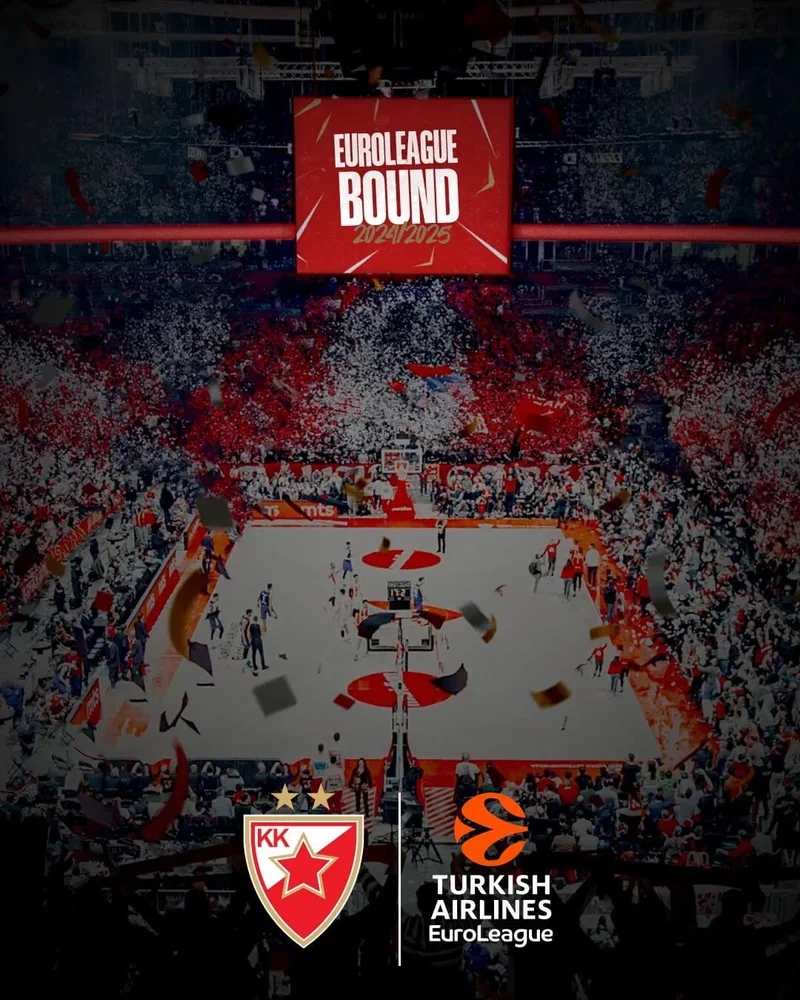 Crvena zvezda Meridianbet učesnik Evrolige u sezoni 2024-2025!