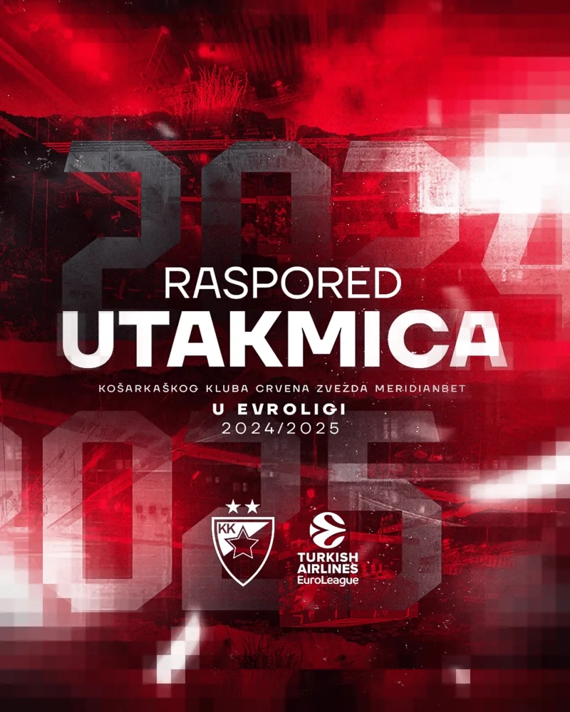 EL RASPORED: CRVENA ZVEZDA MERIDIANBET KREĆE IZ PARIZA