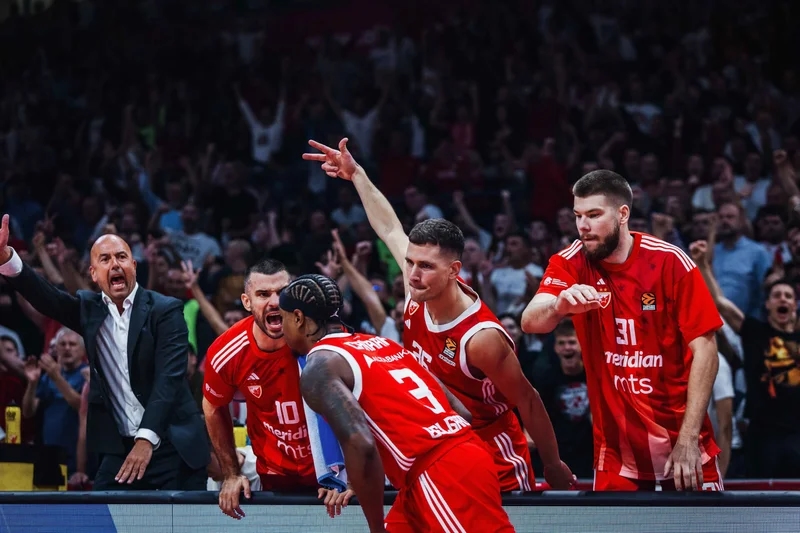 Crvena zvezda Meridianbet - Igokea (subota 18.30 časova, Beogradska Arena)