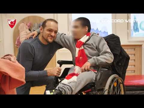 KK Crvena zvezda u Zvečanskoj sa našom decom