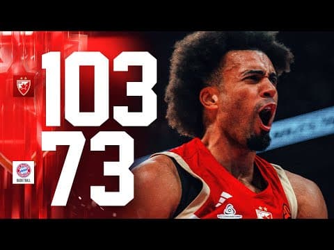 Briljantna Crvena zvezda dominantno pobedila Bajern 103:73