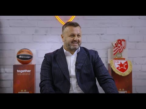 INTERVJU PREDSEDNIKA KK CRVENA ZVEZDA MERIDIANBET ŽELJKA DRČELIĆA (VIDEO)