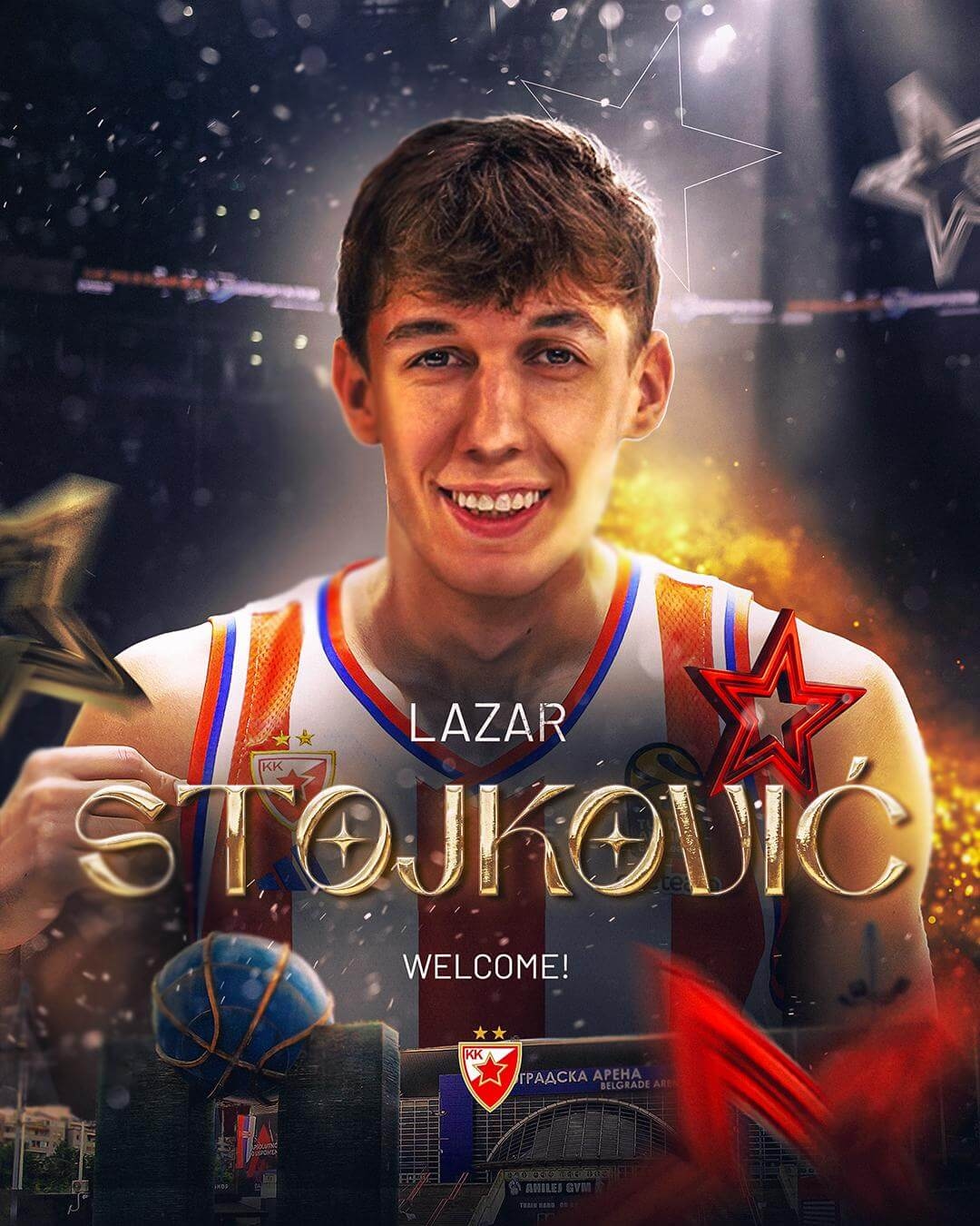Lazar Stojković nova mlada snaga Crvene zvezde