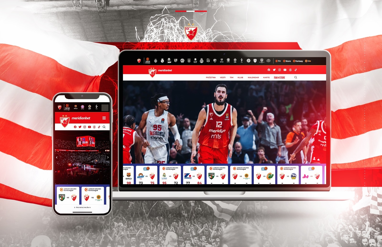 DOBRO DOŠLI NA NOVI SAJT KK CRVENA ZVEZDA MERIDIANBET!