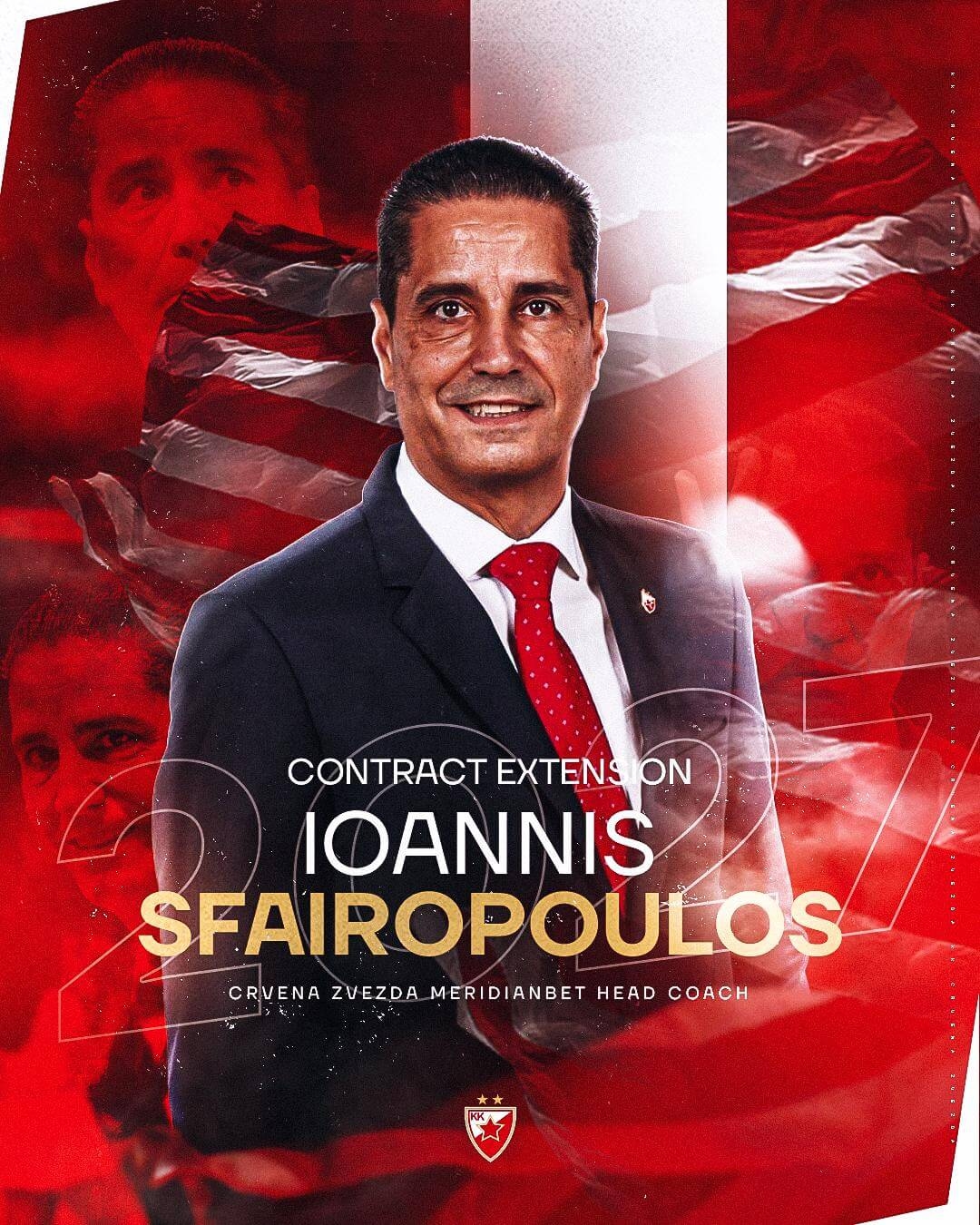 JANIS SFEROPULOS NA KLUPI CRVENE ZVEZDE MERIDIANBET DO 2027!!!