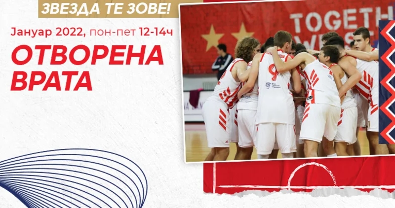 Crvena zvezda ponovo otvara vrata talentovanim košarkašima