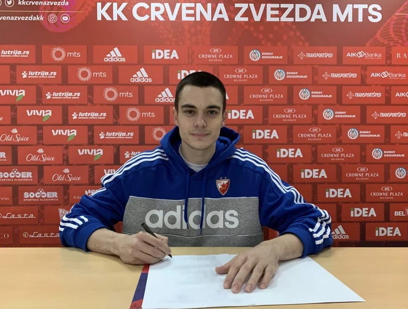 Milutin Vujičić novi senior KK Crvena zvezda!
