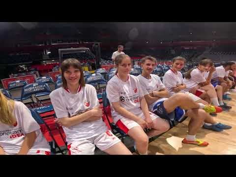 Druženje sportista Specijalne Olimpijade Srbije i prvotimaca crveno-belih u Areni (Video)