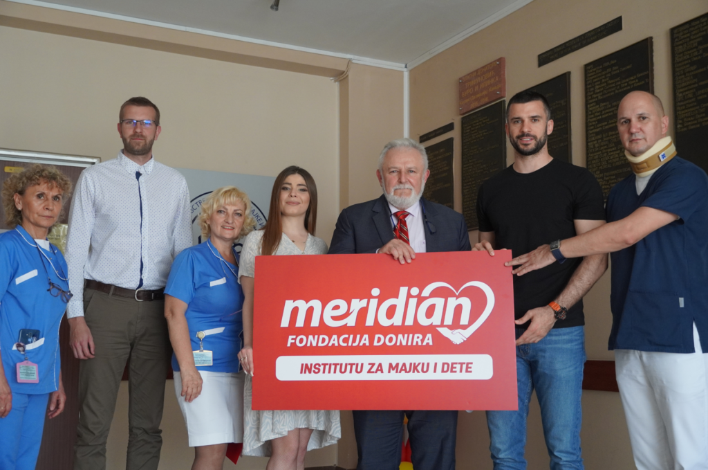 KK Crvena zvezda Meridianbet i Meridian fondacija uručili donaciju Institutu za majku i dete (VIDEO)